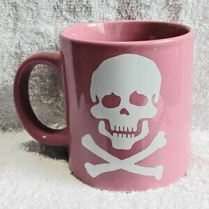 BNWOT Thick Large Skull & Crossbones Double Sided Coffee Mug by Fub Factory!!